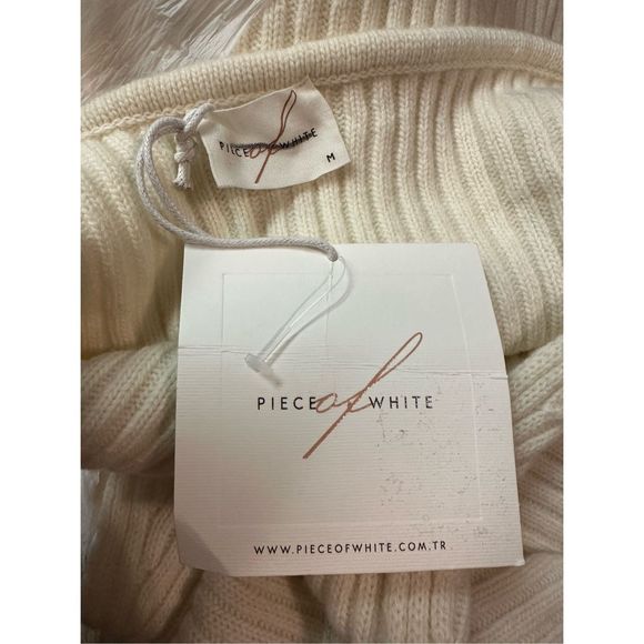 Piece of White Estelle Wool Halter Sweaterdress - Picture 10 of 10